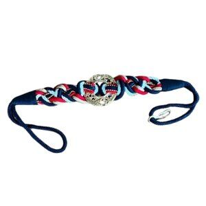 Motion East Vintage 80's 90's Twisted Multicoloured Rope Belt Sz M/L